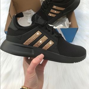 Adidas original blinged out sneaker